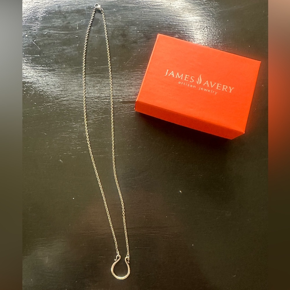 James Avery Sterling Silver Changeable Charm Necklace